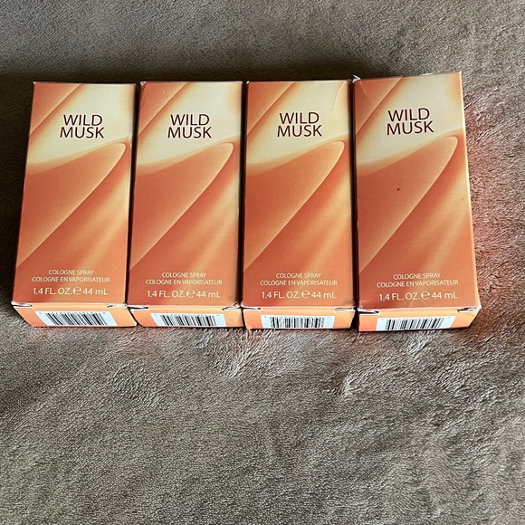 Coty Wild Musk Cologne Spray, 4 Pack, Brand New - Picture 3 of 8